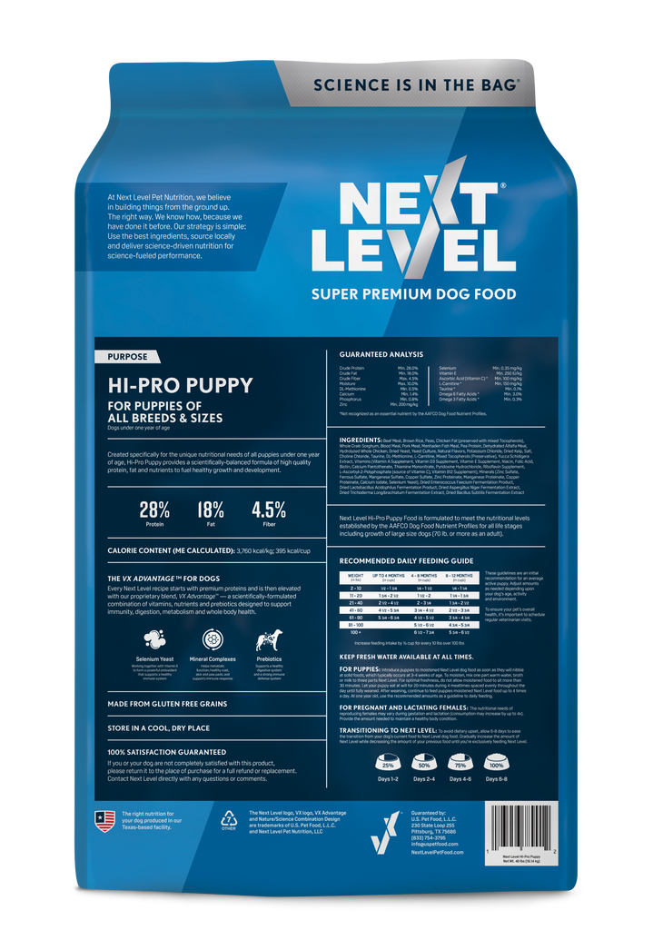 Next Level Super Premium Dog Food Hi-Pro Puppy - Conyers, GA - The