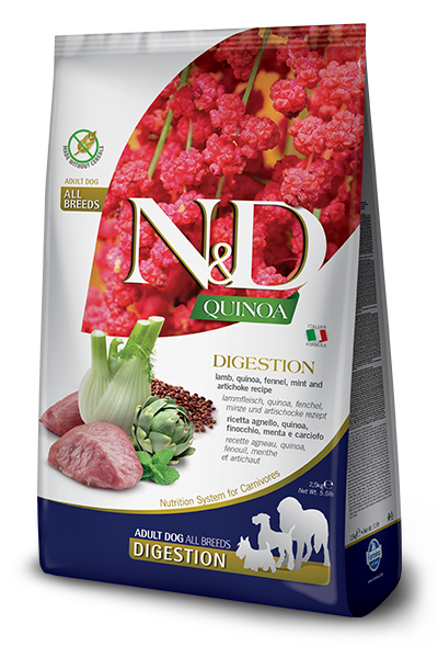 Farmina N&D Quinoa Digestion Lamb Adult Dog Food (15.4 Lb)