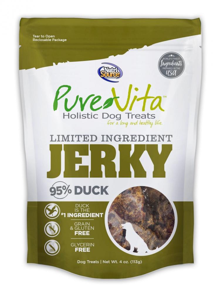 NutriSource PureVita Limited Ingredient 95 Duck Jerky Holistic Dog Treats Conyers GA The Stock Market Country Store