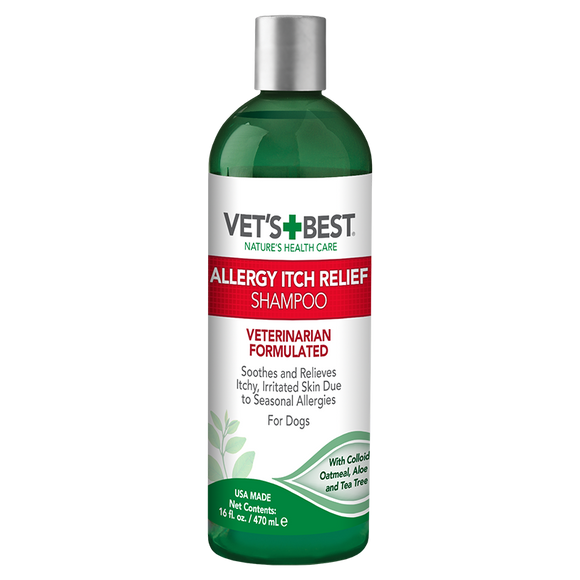 Vet's Best Allergy Itch Relief Dog Shampoo (16 oz)