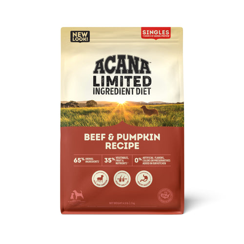 ACANA Singles Beef & Pumpkin Recipe Dry Dog Food (22.5 Lb)