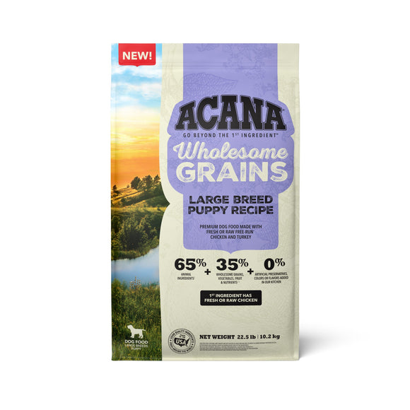 ACANA Wholesome Grains Large Breed Puppy Recipe (22.5-lb)