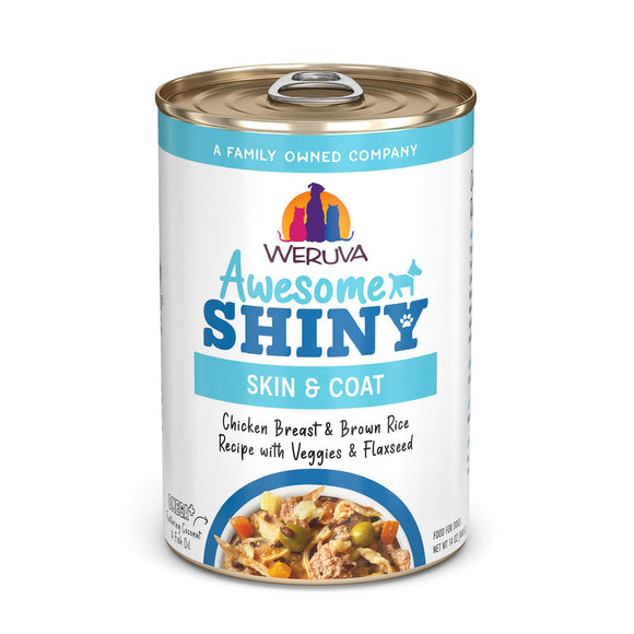 Weruva Awesome Shiny Chicken Breast & Brown Rice Recipe with Veggies & Flaxseed In Broth Dog Food