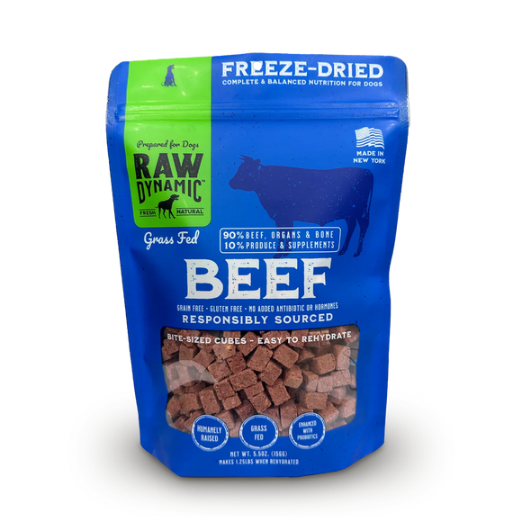 Raw Dynamic Freeze Dried Raw Beef Fromula for Dogs