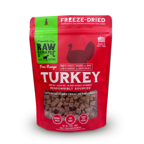 Raw Dynamic Freeze Dried Turkey Formula for Dogs Conyers GA The Stock Market Country Store