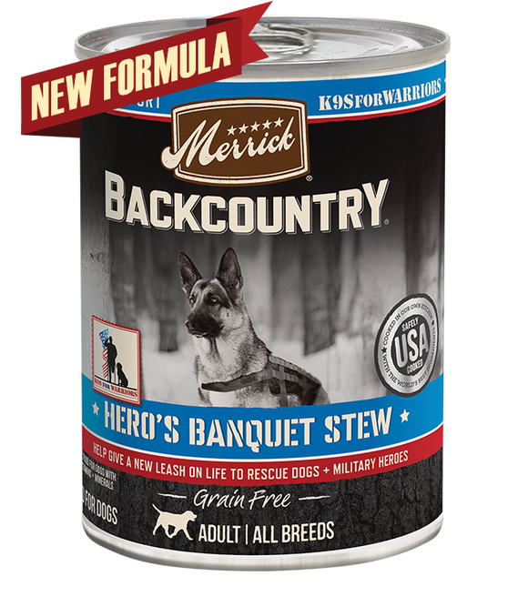 Merrick Backcountry Grain Free Hero's Banquet Stew (12.7 oz)