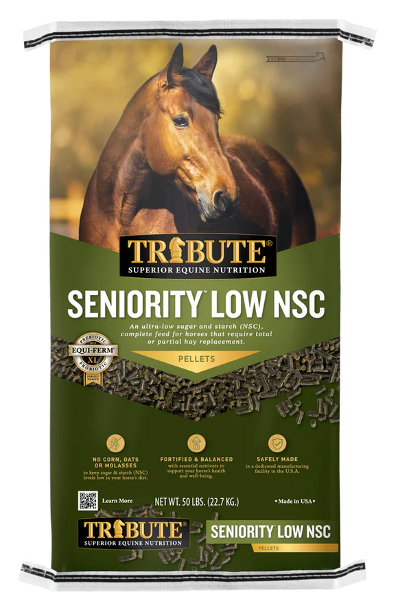 Tribute Seniority® Low NSC (10%) Horse Feed (50 LB)