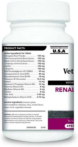 VetriScience Renal Essentials Chewable Tablet for Dogs