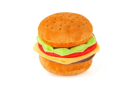 P.L.A.Y. American Classic Barky Burger Dog Toy