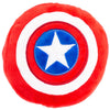 Buckle-Down Captain America Shield Squeaky Plush Dog Toy