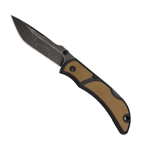 Outdoor Edge 3.3 Chasm Folding Knife Brown