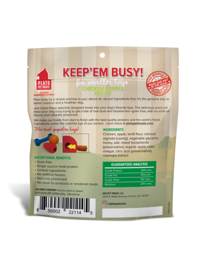 Plato Keep’Em Busy Chicken & Apple for Smaller Toys