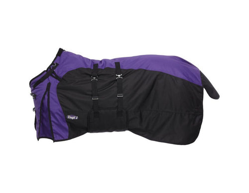 Tough 1® 1200D Waterproof Poly Turnout Blanket with Belly Wrap and Snuggit™ Neck