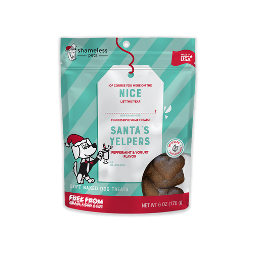 Shameless Pet Santa's Yelpers Soft & Chewy Dog Treats