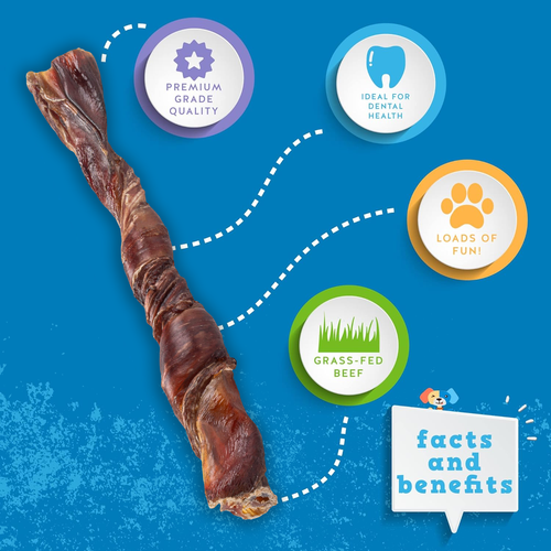 Jack&Pup 6-Inch Bully Stick Twist