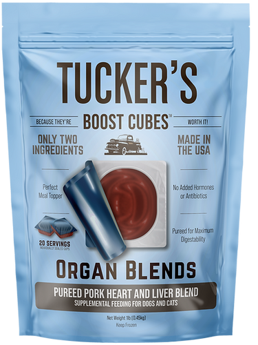 Tucker's Pureed Pork Heart and Liver Blend Supplemental Feeding for Dogs and Cats