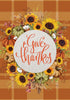 Custom Decor Give Thanks Wreath- Flag by Allison Rattray