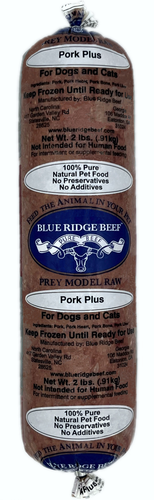 Blue Ridge Beef Pork Plus Prey Model Raw Dog Food