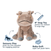 Tall Tails Hippo with Squeaker Dog Toy