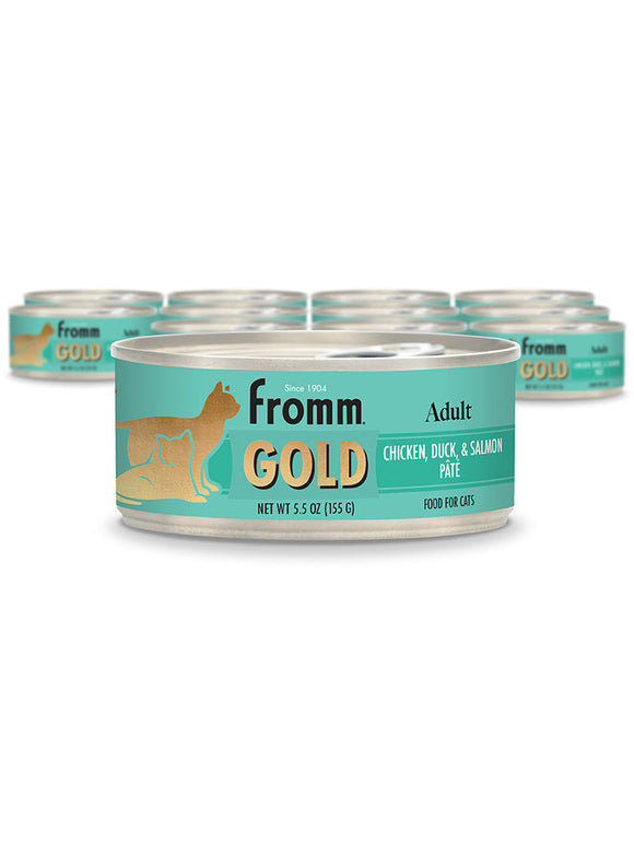 Fromm Gold Adult Chicken, Duck, & Salmon Pâté Cat Food