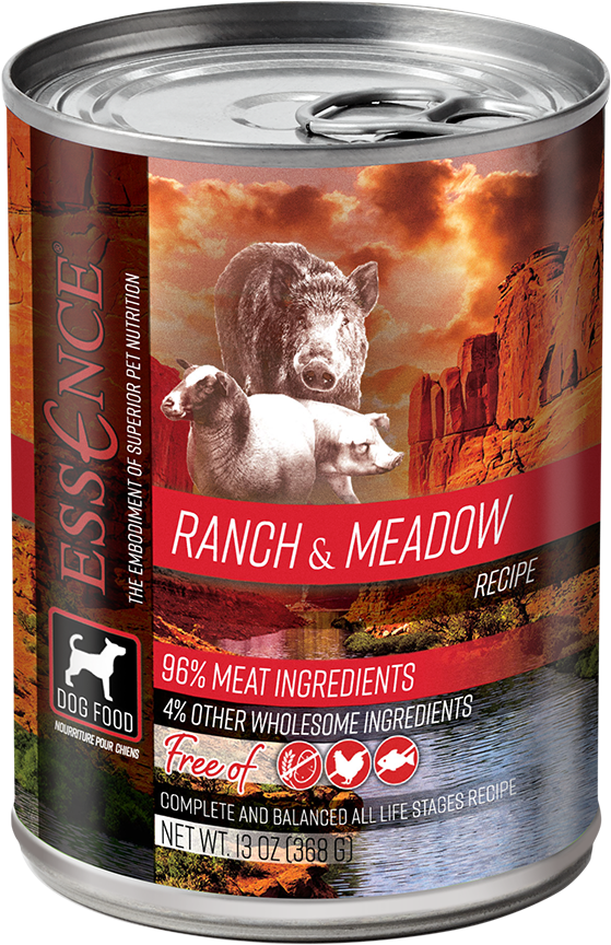 Essence Grain Free Ranch & Meadow Recipe Canned Dog Food