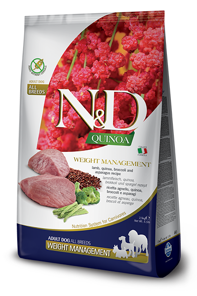 Farmina Natural & Delicious Quinoa & Lamb Weight Management Dog Food (15.4-lb)