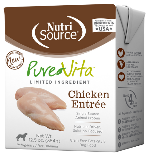 NutriSource® Pure Vita Chicken Entrée Limited Ingredient Wet Dog Food