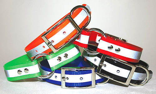 Leather Brothers Reflective Collar