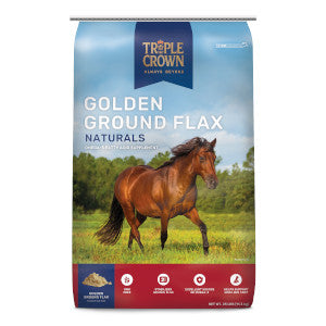 TRIPLE CROWN NATURALS GOLDEN GROUND FLAX (25 lbs)
