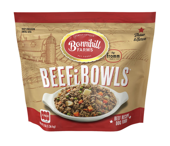 Bonnihill Farms BeefiBowls Beef Recipe Dog Food (12 Lb Box)