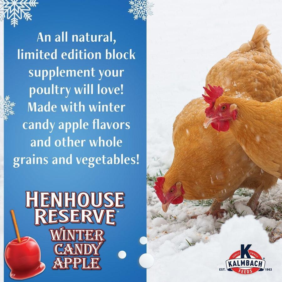 Kalmbach Feeds Henhouse Reserve® Winter Candy Apple Block (20 Lb