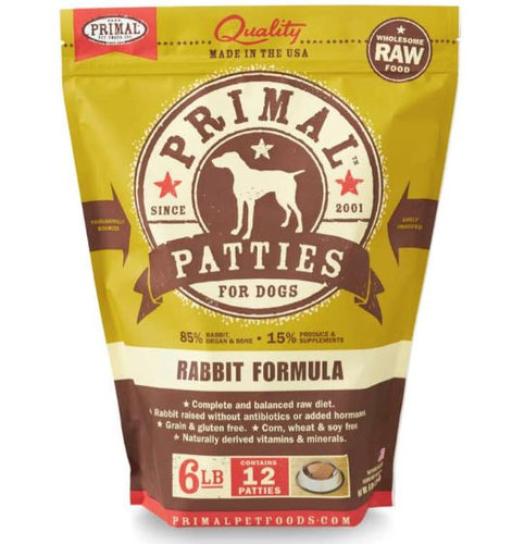 Primal Pet Foods Canine Raw Frozen Patties